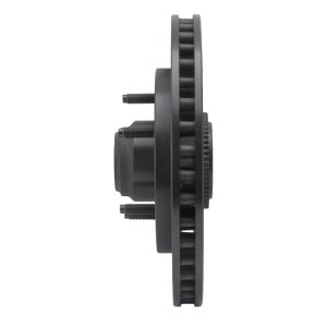 Ford Expedition Brake Rotor (1) - Front Left - R1 Concepts - Drilled & Slotted - Black - `97-`00